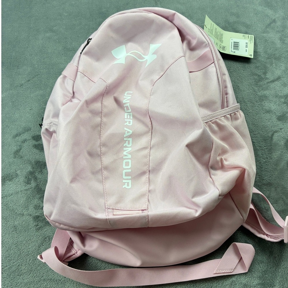 Under Armour Hustle Lite Pink Backpack UA Storm 15in Laptop Bag NEW